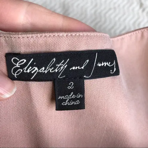 Elizabeth and James Pink Soft Trousers Dress Pants Womens 2 High Rise Straight Leg