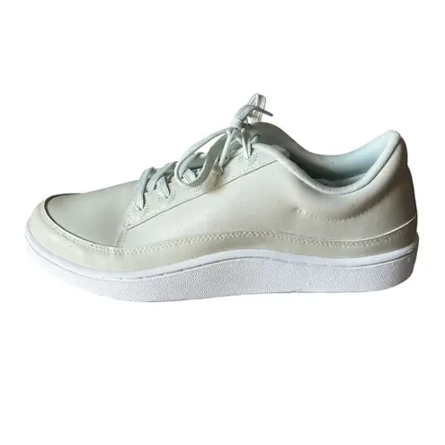 Allbirds Womens Shoes Green Leather Plant Pacer Sneaker Blizzard Sole US 9