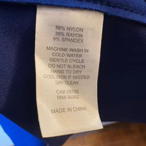 Carolina belle Montreal Blazer Jacket Womens XL Blue Knit Career Business