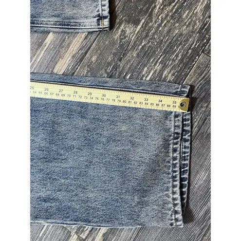 SKY DOLLS Jeans Women 28x36 TALL Wide Leg Light Wash Denim Cotton Baggy Skater Blue Size 28