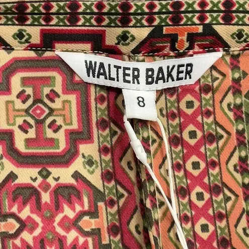 Walter Baker Staci Dress in Renegade Aztec Boho Southwestern Print Size 8 M NWT