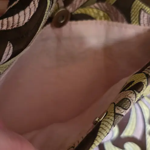 Petunia Pickle Bottom Baby Chic Paisley Diaper Bag With Changing Mat Brown