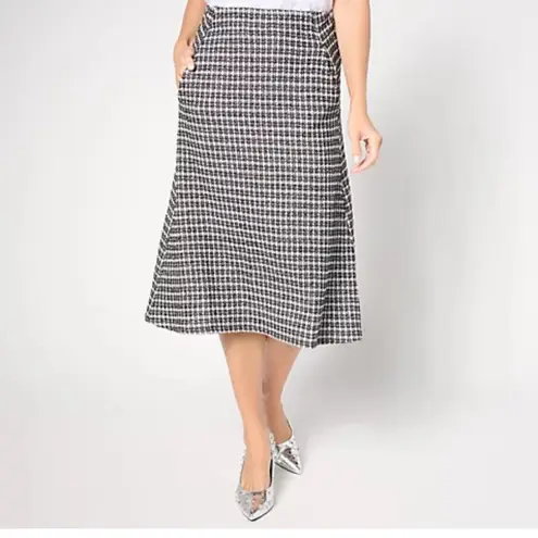 Chic Black and White Skirt Set for Effortless Elegance Size XS