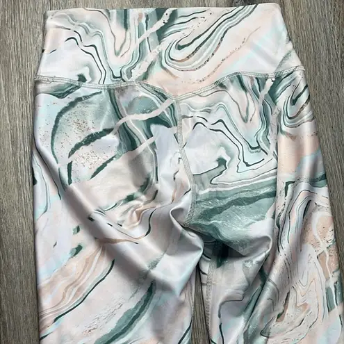 Savvi Pastel Swirl Leggings Size Medium Pink