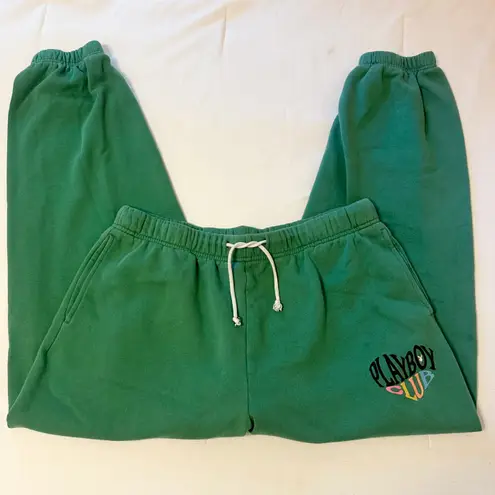 Playboy By PacSun Green Club sweatpants