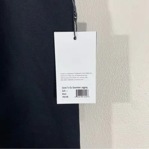 Knix Good to Go Seamless Cropped Leggings Black NWT Activewear Sz L Size L