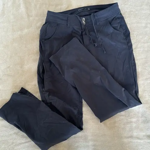 prAna Halle Straight hiking style Pants Sz 8 in black