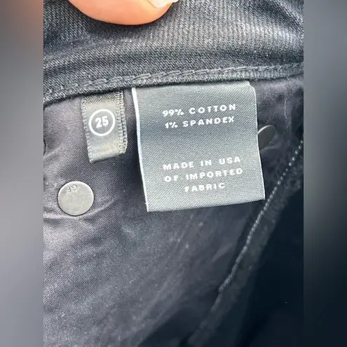 GRLFRND The Karolina Frayed High-rise Skinny Jeans - Black