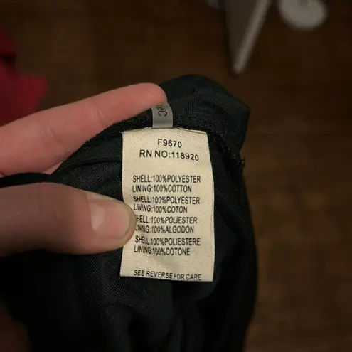 FRNCH Paris black velvet L normcore bib overalls