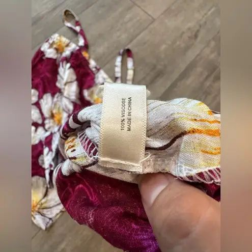 Simonetta White and Yellow Sundress Sleeveless Spaghetti Strap