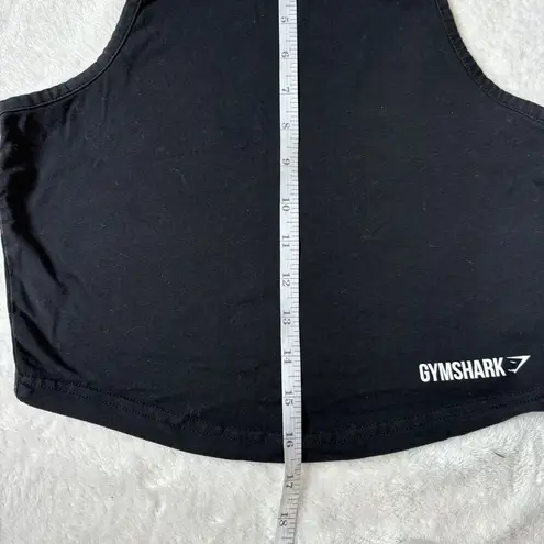 Gymshark  Black Cropped Tank Top Women’s M Workout Athleisure Comfort