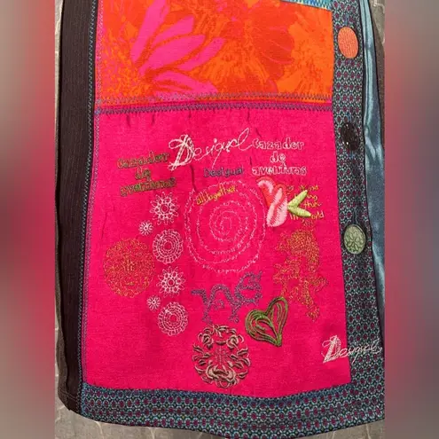 Desigual Dolmen Shift Graphic Print Dress - Size S