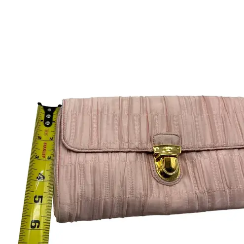 Prada  authentic vela Rosa pink clutch 1N1422