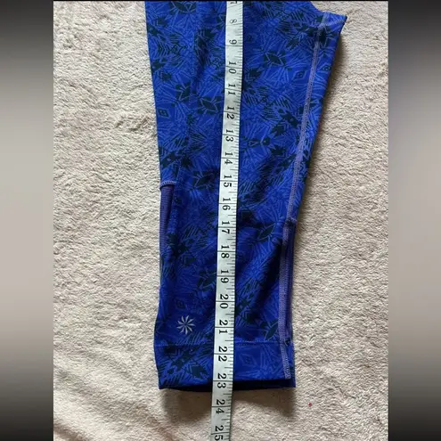 Athleta  Womens Cairo Bare to Run Knicker‎ Capri Crop Legging Purple Size Small - Image 10
