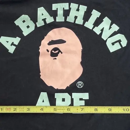 A bathing ape Vintage BAPE Logo Pink Green T-Shirt Women’s Size Small