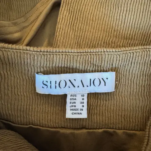 Shona joy - Simone Cross Over Tan Cut-Out Midi Dress Sz 6