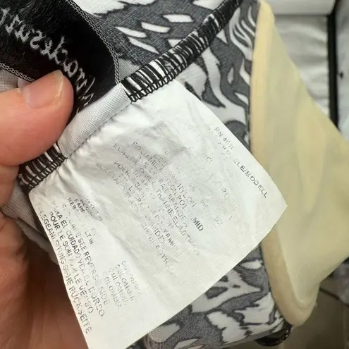 MiracleSuit Women’s 14 Black White Patterned One Piece Swim