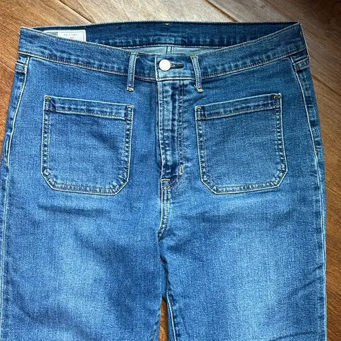 Gap  denim flare high rise, size 32/14s