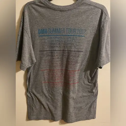 None Womens Dave Matthews Band 2012 Summer Tour T-Shirt Gray Size Medium DMB