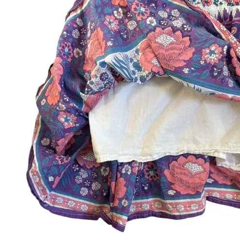 NWOT Millie Victorias Maxi Dress Floral Bluebell Size Small Purple