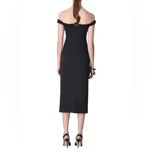 Carolina Herrera  Off the Shoulder Sweetheart Neck Ruched Dress- NWT‎