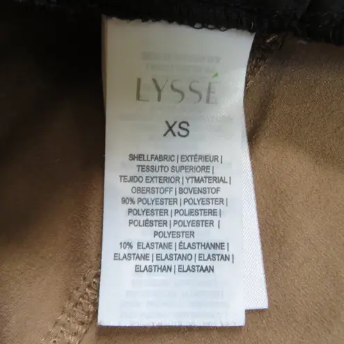 Lysse  Faux Suede Leggings High Waisted Pants Pull On Stretch Tan XS NWOT