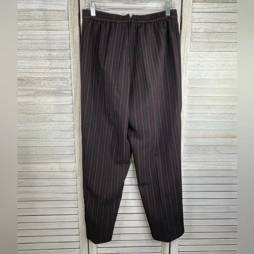 MISS DORBY Vintage 80's Three Piece Pant Suit Black/Red