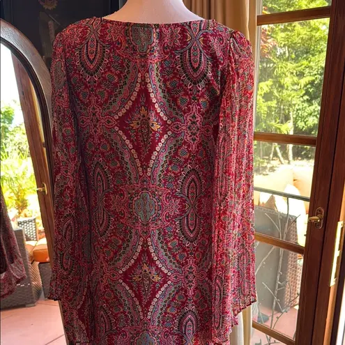 Fire Los Angeles Red and Pink Sheath Cocktail Dress