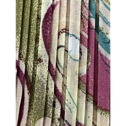 magic scarf company Pleated One Size Stretch Satin Blouse O/s Classic Modest Brown