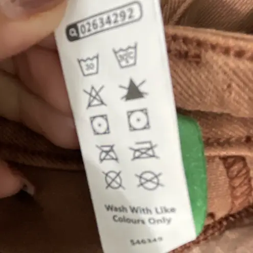 Halara Brown Cotton Stretch Pants Women’s SmallHigh Rise Pull-On Style NWT(A192)