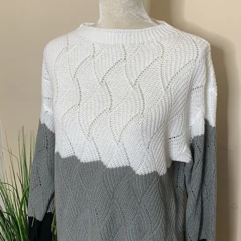 SheIn nwot //  pointelle light sweater dress tunic