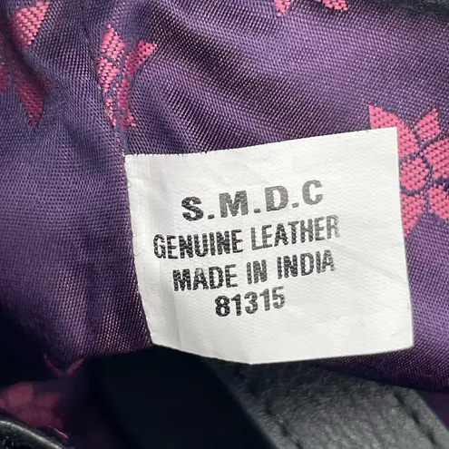 Anuschka Tooled Leather Crossbody Bag Adjustable Strap Cleopatra's Leopard Tote