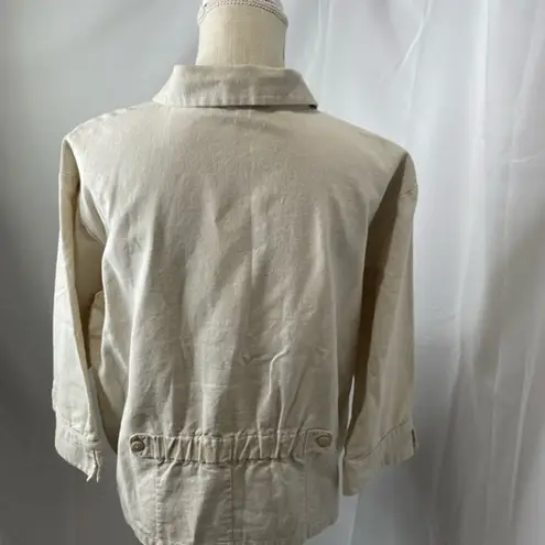 Stone Harbor size Large Linen blend shirt/ jacket