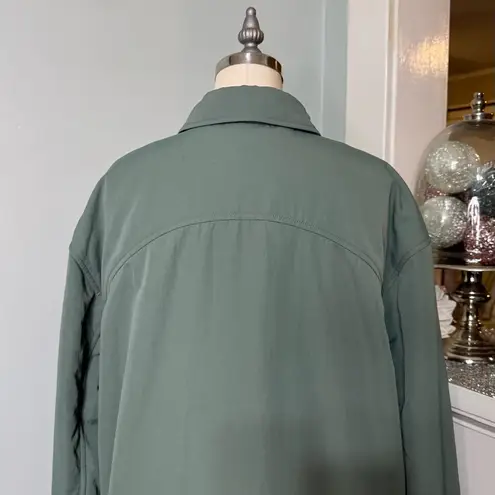 Lululemon  Lightweight Insulated Shirt Jacket Grey Eucalyptus Size Large NWT - Image 10