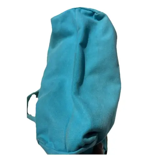 Polo Vintage Ralph Lauren Summer Canvas Tote Bag Purse Pink/Fuchsia & Blue