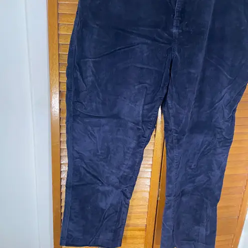 Bill Blass Navy Stretch Corduroy Jeans Pants Size 20W