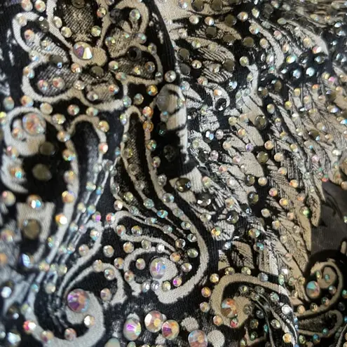 Vocal  Gray Flowy Tank Top Size Small EUC #7915