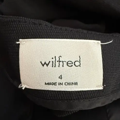 Wilfred Aritzia Ecoulement Romper Women's 4 Black Tie Waist Cut Out Sleeveless