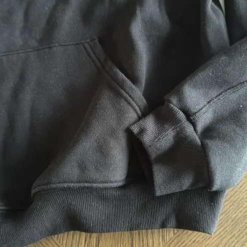 SKIMS COTTON FLEECE HOODIE, Black, Large, $80
