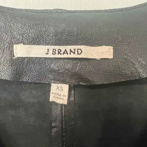 J Brand  V-neck 100% Leather Top‎