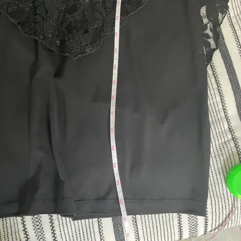 Enfocus Studio Enfocus Floral Lace Midi Dress size 14 Black Sleeveless Vamp Dark Romantic