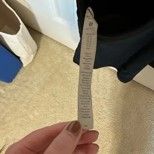 CRZ Yoga Workout Tank Top Black Medium