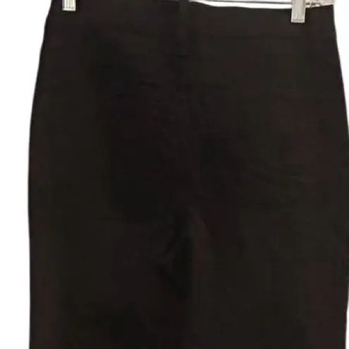 Diane Gilman DG2 by Women's Black Straight Jeans Size 6 Floral Embroidery