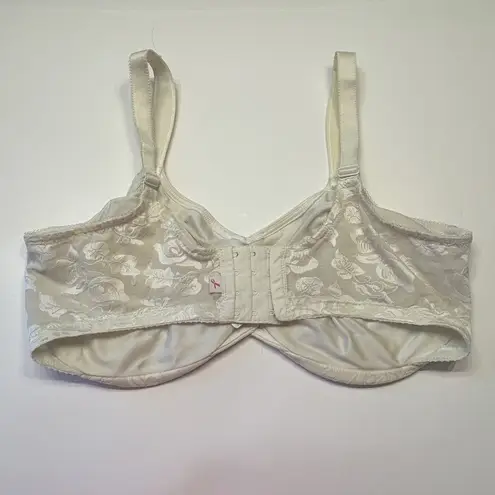 Wacoal 85567 Awareness Full Figure Underwire Bra Unlined Plus Size 40DDD Ivory