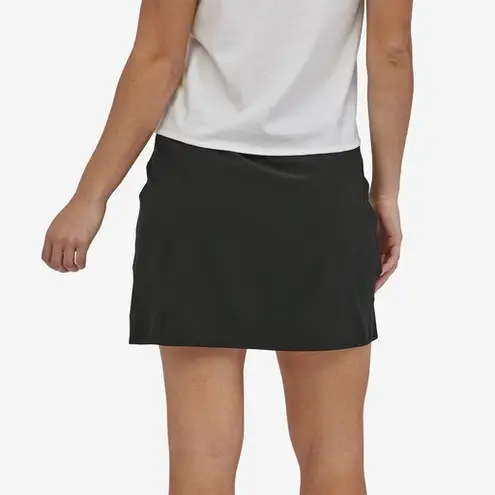 Patagonia - Fleetwith Skort Black Activewear Skirt Wrap Front