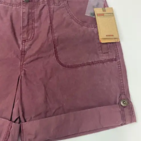 Ruff Hewn  Well Worn Shorts NWT Women's Size 10 Plum Purple