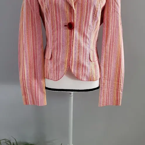 Hugo Boss  Multicolored Striped Afiri Blazer Size 6