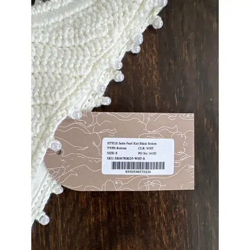 Meshki NWT Sadie Pearl Knit Bikini Bottom