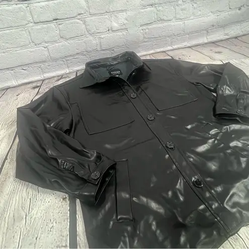 Stoosh Women's Black Poly Jacket Size XL (C8)