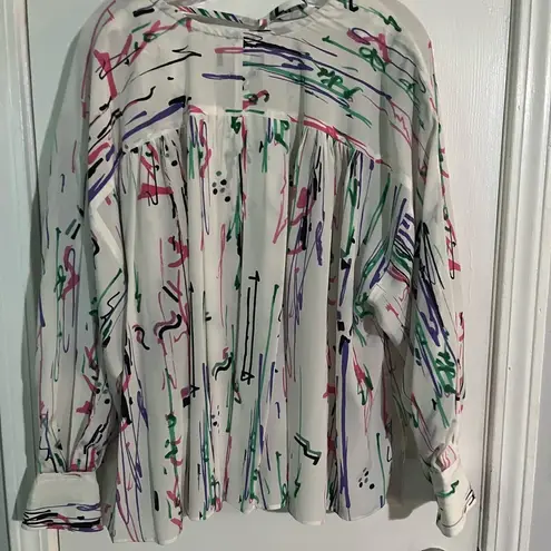 Isabel Marant Amba Lightweight Silk Blouse Womens 38 Brand New